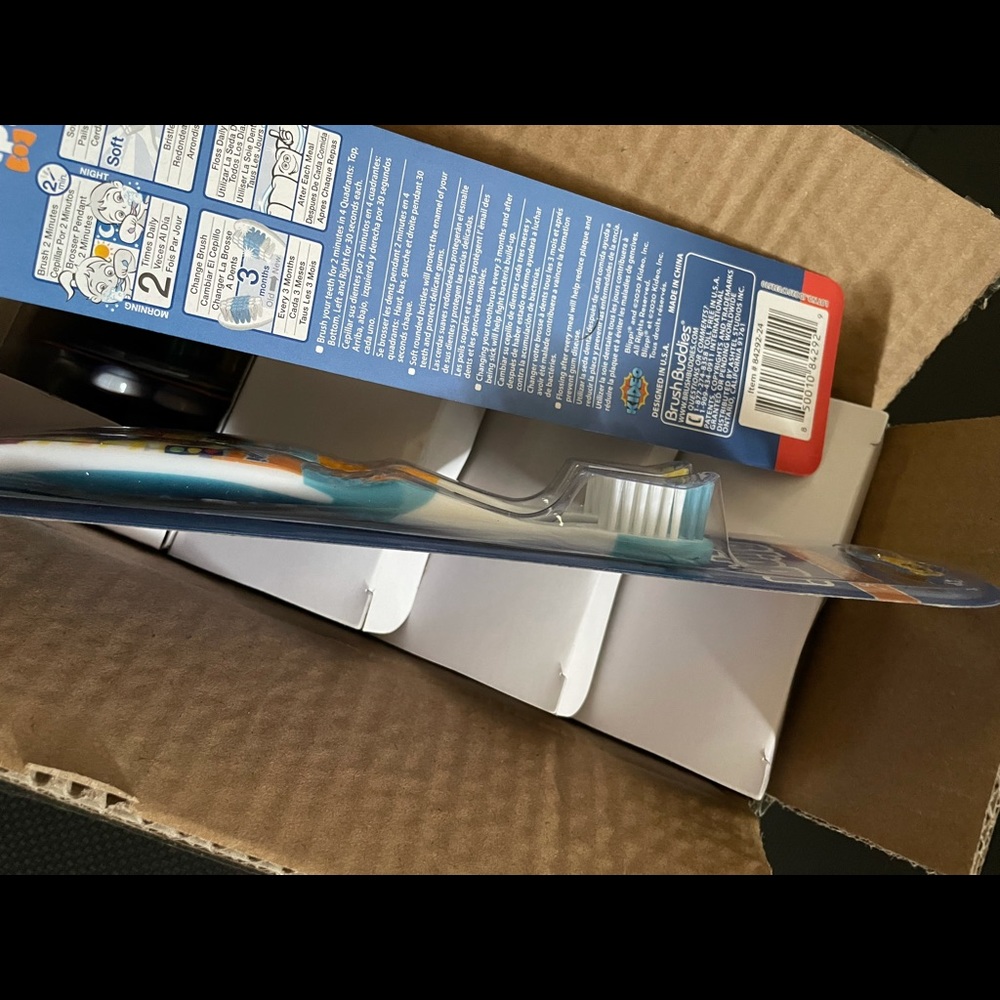 Blippi 2pk Toothbrushes- 24 Packs In The Case